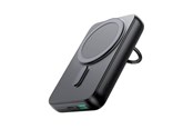 PowerBank - Joyroom Wireless powerbank 10000mAh JR-W050 20W MagSafe with ring and stand - black PowerBank - Svart - 10000 mAh - JR-W050 Black