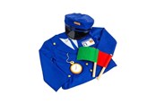 Outfits & kostymer - Bigjigs Train Driver Dress Up Set with Accessories - 37055