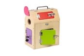 Träleksaker - Bigjigs Wooden House with Locks and Bolts 5pcs. - 37004