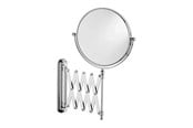 Sminkspeglar - UNIQ Wall Scissor Arm Mirror with 5x Magnification Silver - 6264