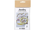 Konst- och hantverksmaterial - Creativ Company - Mini Hobbyset Jewelry Shrink Film Bracelets Yellow - 977615