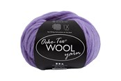Garn & tillbehör - Creativ Company - Wool yarn Purple 50m - 4824544