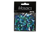 Konst- och hantverksmaterial - Creativ Company - Mini Mosaic Blue/Green 5x5mm 25 grams - 51929