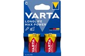 Battery - VARTA Longlife Max Power C - 2-Pack - 4714614422