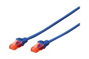 Nätverkskabel - DIGITUS Professional patch cable - 50 cm - blue - Blå - 0.5m - DK-1617-005/B