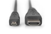Displaykabel - DIGITUS HDMI 1.4 to Micro-HDMI - 1m - AK-330115-010-S