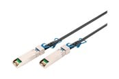 Nätverkskabel - DIGITUS 25GBase direct attach cable - 2 m - Svart - 2m - DN-81242