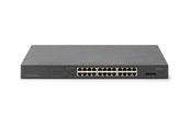 Switch - DIGITUS - switch - 19" - 24 ports - unmanaged - rack-mountable - DN-95348-2