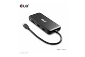 Dockning - Club 3D 8-in-1 - docking station - USB-C - HDMI DP - 1GbE - CSV-2551