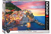 Pusselspel - Eurographic Manarola at Dusk Italy(2000) - 709-8220-5635