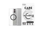 Mobile - Covers & Cases - CARE by PanzerGlass Flagship Case Transparent Urban Combat w. Black Qi Compatible Samsung S25 Edge - CR68931