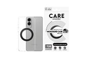 Mobile - Covers & Cases - CARE by PanzerGlass Feature Case Transparent w. Black Kickstand & Qi Compatible Samsung S25 Edge - CR43380