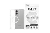 Mobile - Covers & Cases - CARE by PanzerGlass Flagship Case Transparent Urban Combat w. White Qi Compatible Samsung S25 Edge - CR37967