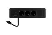 Strömkabel (extern) - Deltaco OFFICE Power Strip - 3 Outlets - GT-1303