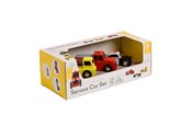 Träleksaker - Classic World Wooden Emergency Service Cars Set 3pcs. - 20252
