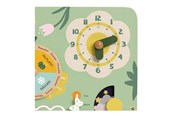 Babyleksaker - Classic World Wooden Vintage Calendar Learning Clock - 20255