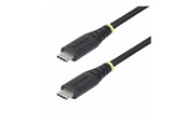 USB-kabel - StarTech.com 1m USB-C Charging Cable 240W Silicone Jacket w/Braid - USB-C cable - 24 pin USB-C to 24 pin USB-C - 1 m - S2CEPR1M-USB-CABLE