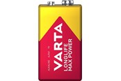 Battery - VARTA Longlife Max Power 9V 1-Pack VLK - 4722614401