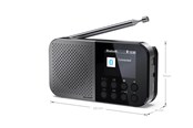 DAB, Nätverk & Klockradio - Sharp Osaka DR-P520 - DAB portable radio - no operating system - DAB/DAB+/FM - Mono - DR-520OSAKA
