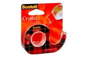 Tejp & lim - 3M Scotch Crystal - dispenser with office tape - 19 mm x 7.5 m - clear tape - XA004835980
