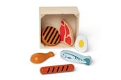 Träleksaker - Melissa & Doug Wooden Toy Play Food - Protein - 95208