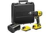 Skruv/Borrmaskine - Stanley SFMCD710D2K-QW 18V Cordless Drill Driver Set - SFMCD710D2K-QW