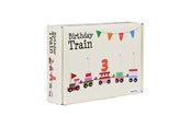 Träleksaker - Barbo Toys Birthday Train with Scandinavian Flags - 6098