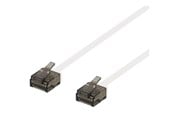 Nätverkskabel - Deltaco Patch Cable - 15 cm - Vit - 0.1m - UUTP-2078