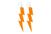 Outfits & kostymer - Boland - Earrings Flash Neon Orange - 64433