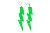 Outfits & kostymer - Boland - Earrings Flash Neon Green - 64432