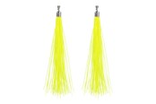 Outfits & kostymer - Boland - Earrings Festival Neon Yellow 20cm - 64431