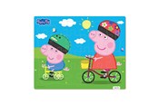 Brädspel - Barbo Toys - Framed Cardboard Puzzle - Biking - 9035