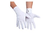 Outfits & kostymer - Boland - Gloves with Push Button White XL - 03081