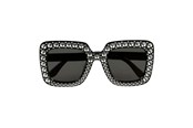 Outfits & kostymer - Boland - Party glasses Bling Bling Black - 02631