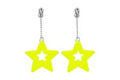 Outfits & kostymer - Boland - Earrings Neon Yellow - 64428