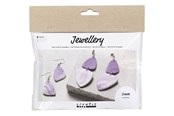 Konst- och hantverksmaterial - Creativ Company - Mini Hobbyset Jewelry Earrings Purple - 977676