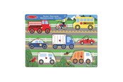 Babyleksaker - Melissa & Doug Wooden Peg Puzzle Vehicles - 19051