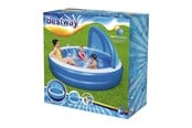 Pool & badbassäng - Bestway Family Pool Round Summer Days with UV Sunshade 241cm - 7035064186