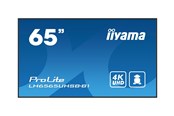 Digital skyltning & Hotell - iiyama ProLite LH6565UHSB-B1 65" Class (64.5" viewable) LED-backlit LCD display - 4K - for digital signage - LH6565UHSB-B1