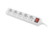 Strömkabel (extern) - Lanberg - power strip - PS1-05E-0300-W