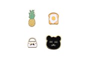 Andra mobiltillbehör - ONSALA Charms Pimp Your Phone Metal and Plastic 4pcs - 577212