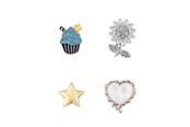 Andra mobiltillbehör - ONSALA Charms Pimp Your Phone Metal and Plastic 4pcs - 577213