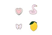 Andra mobiltillbehör - ONSALA Charms Pimp Your Phone Metal and Plastic 4pcs - 577221