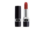 Smink - Christian Dior Couture Colour, Velvet, Cream Lipstick, 999, Refillable, 3.5 g - 3348901634168