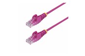 Nätverkskabel - StarTech.com 5m Pink Slim CAT6 Ethernet Cable Snagless 28AWG LSZH - patch cable - 5 m - pink - Rosa - 5m - N6PAT5MPKS
