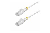 Nätverkskabel - StarTech.com 10m White Slim CAT6 Ethernet Cable Snagless 28AWG LSZH - patch cable - 10 m - white - Vit - 10m - N6PAT10MWHS