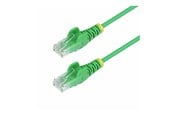 Nätverkskabel - StarTech.com 1.5m Green Slim CAT6 Ethernet Cable Snagless 28AWG LSZH - patch cable - 1.5 m - purple - Lila - 1m - N6PAT150CMGNS