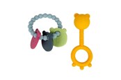 Babyleksaker - Bigjigs Teething Ring Set Bear 2pcs. - 37017