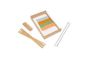 Kreativa spel - Bigjigs Wooden Weaving Frame Set 10pcs. - 36064