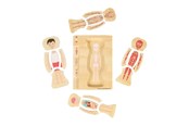 Babyleksaker - Bigjigs Wooden Anatomy Puzzle - Boy 26pcs. - 37021